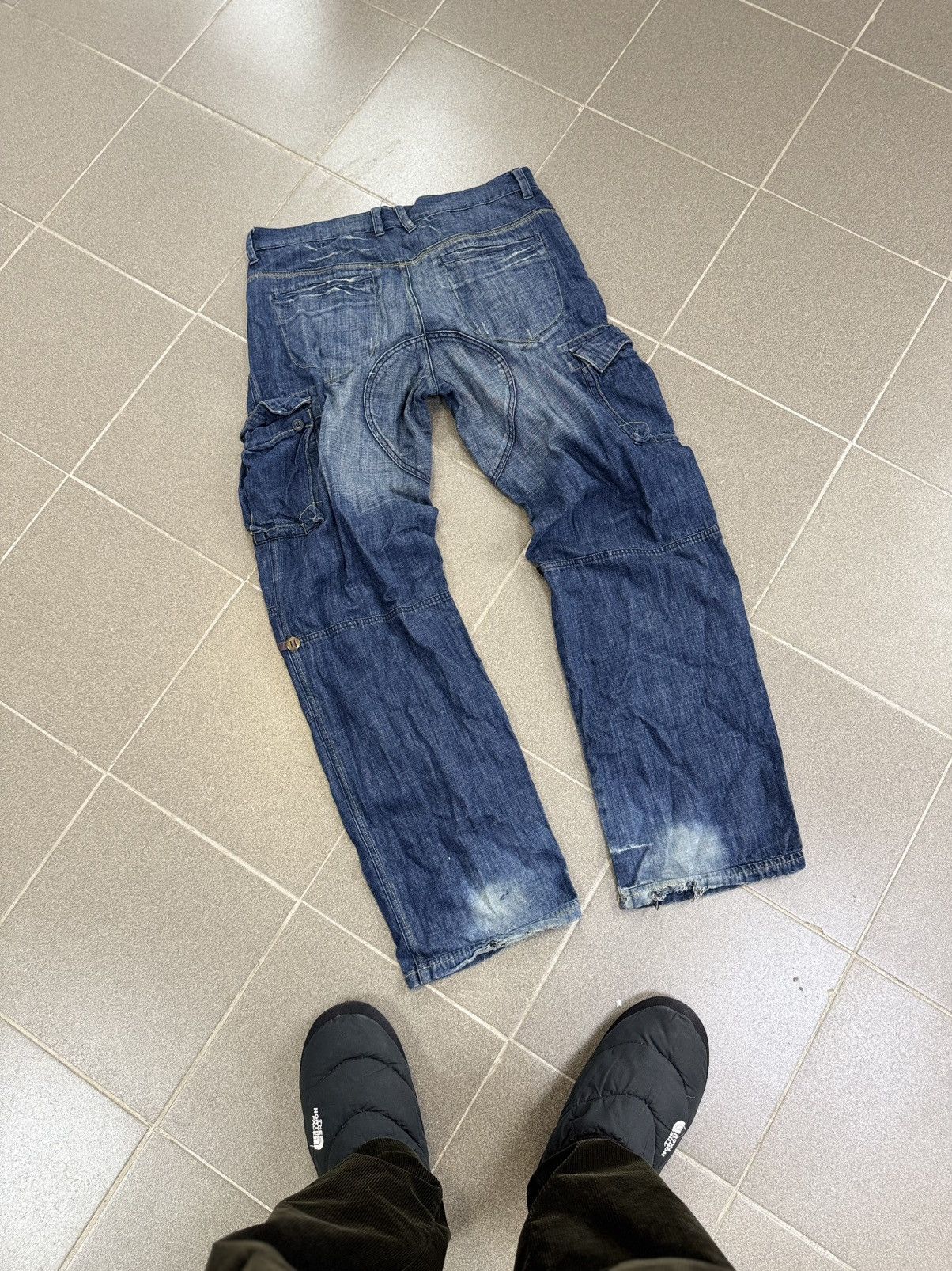 Hysteric Glamour × Japanese Brand Vintage Japan Cargo Destroyed Distressed Style Jeans Size US 34 / EU 50 - 7 Thumbnail