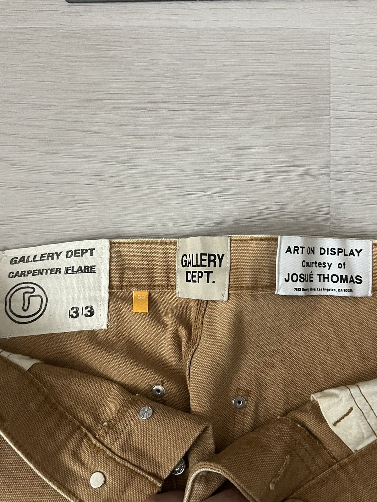Gallery Dept. Gallery Dept Tan Carpenter Size US 33 - 5 Thumbnail