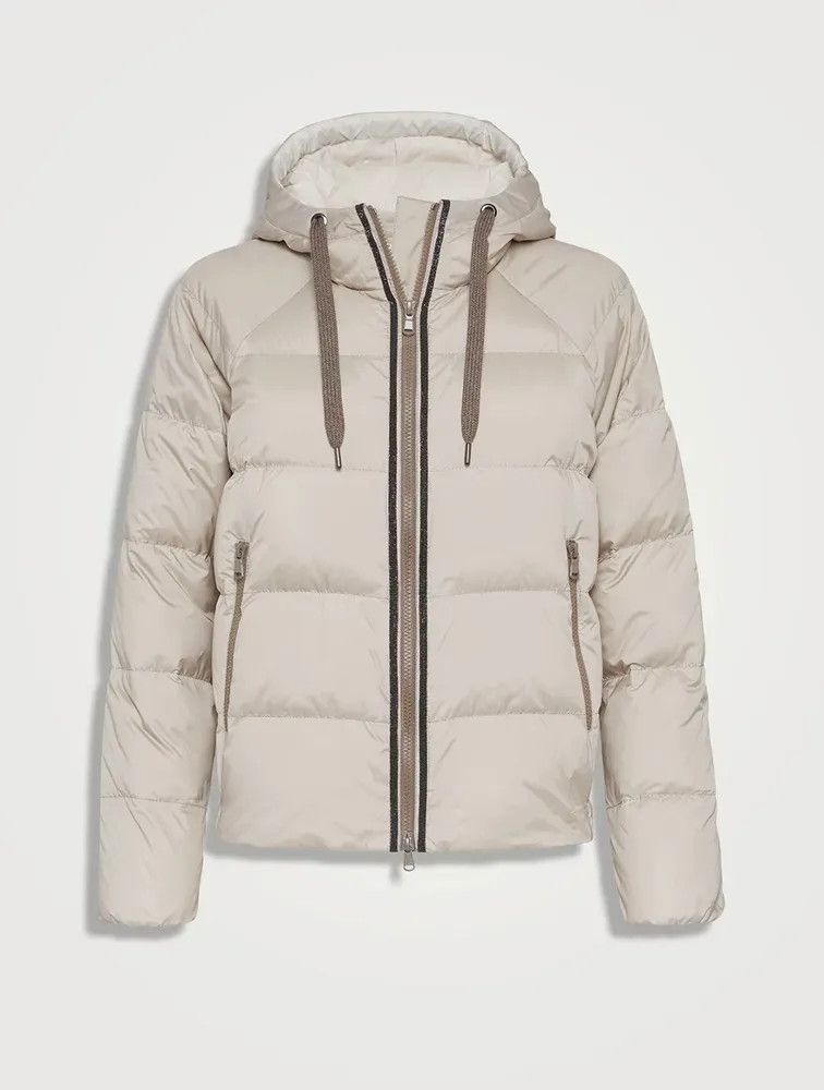 image of Brunello Cucinelli O1W1Db10524 Jacket In Grey, Women's (Size Large)