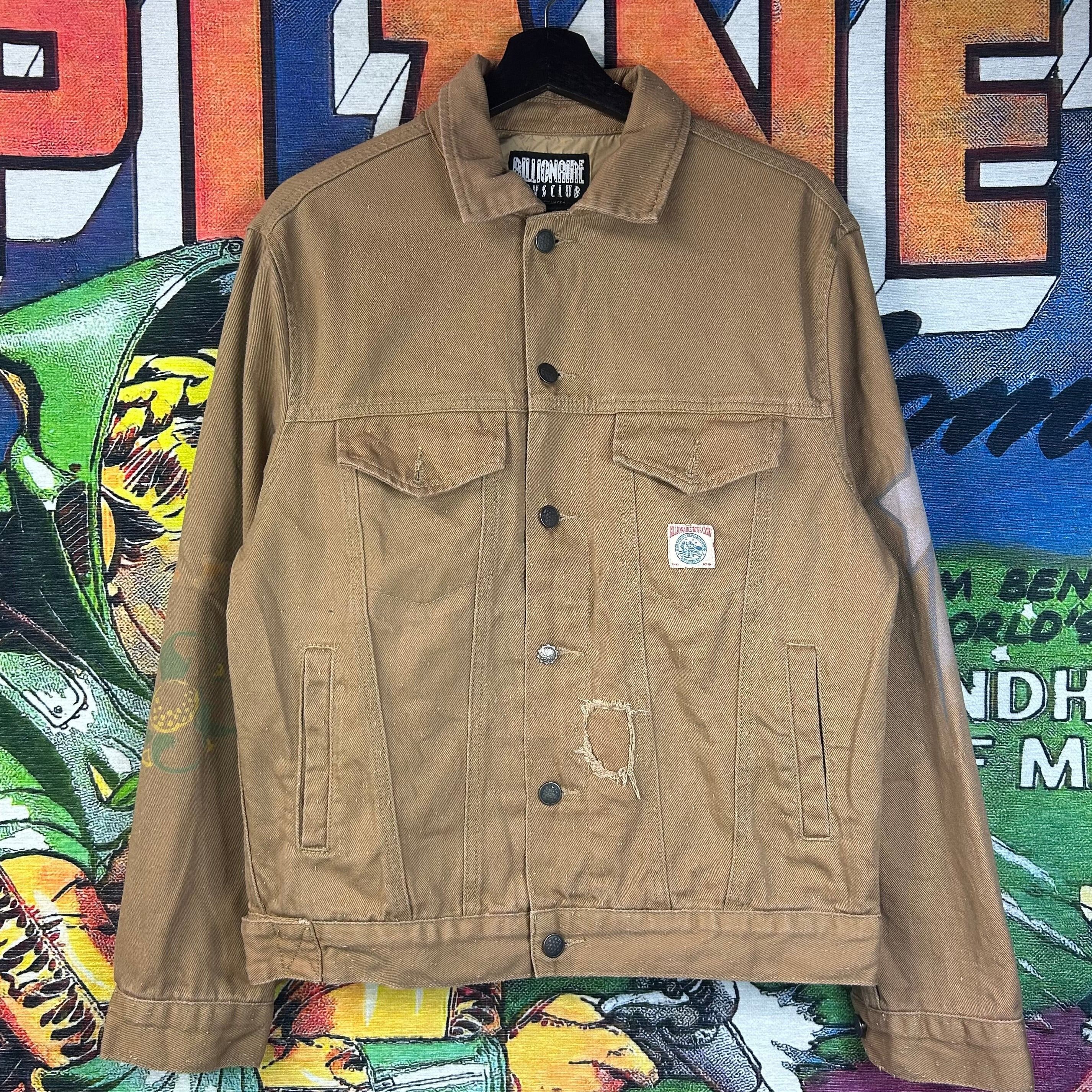 Billionaire Boys Club Billionaire Boys Club Earth Denim Jacket Size Small Size US S / EU 44-46 / 1 - 1 Thumbnail