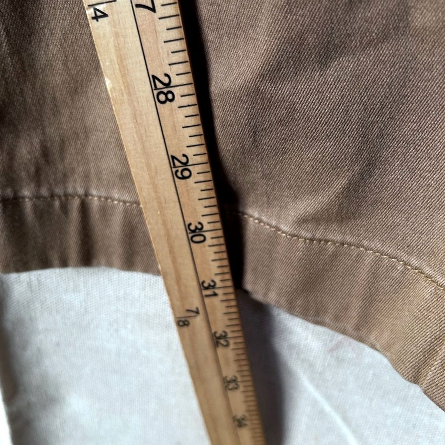 J.Crew J.Crew Chino Pants 484 Mens 35x32 Brown Cotton Twill Casual Trousers Size US 35 - 6 Thumbnail