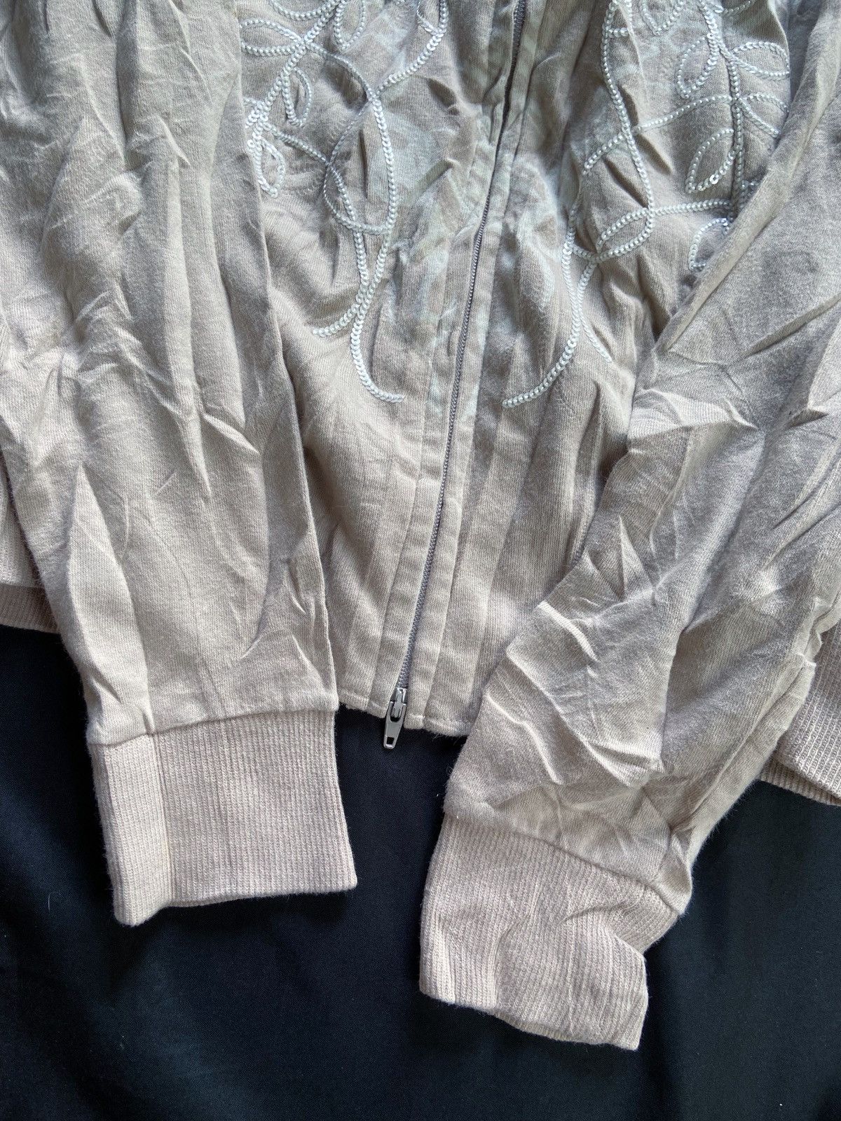 JAPANESE PUPULA HANDMADE DESIGN ZIP HOODIE