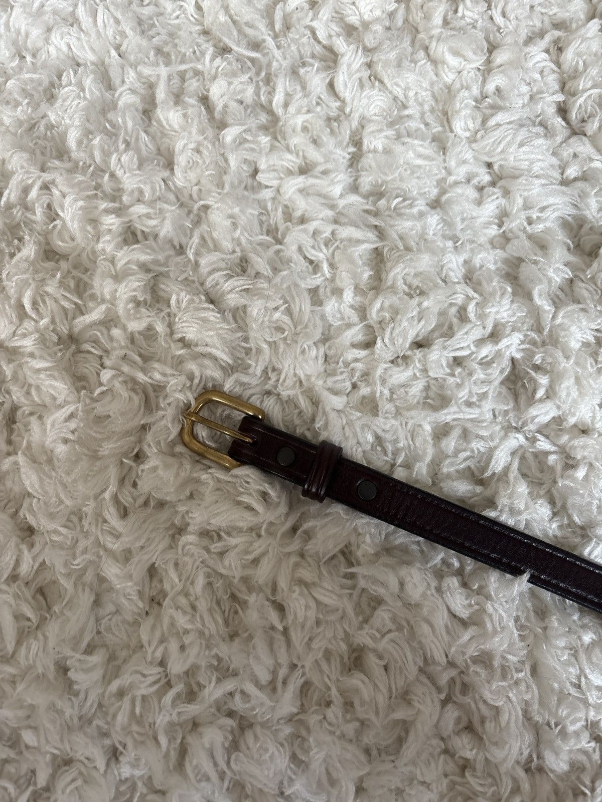 Other Tory English Bridle Leather Belt Size ONE SIZE - 3 Thumbnail