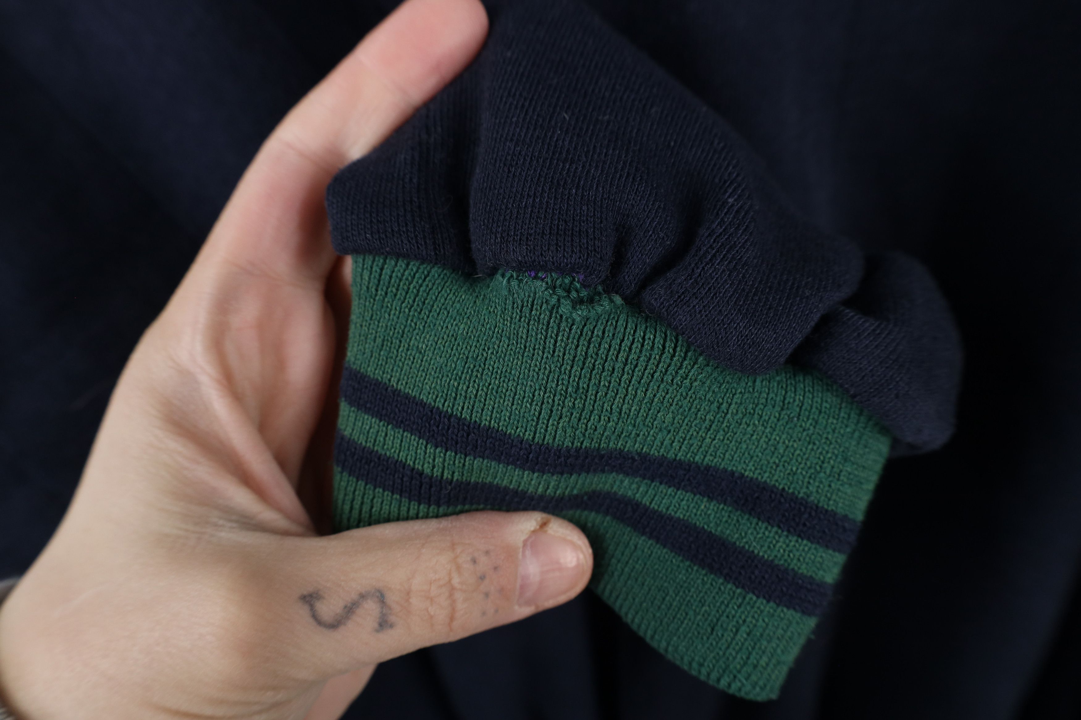 Vintage Vintage 90s Streetwear Striped Boxy Fit Crewneck Sweatshirt Size US XL / EU 56 / 4 - 4 Thumbnail