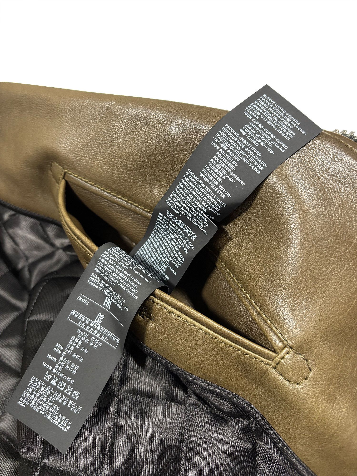 Tom Ford TOM FORD Grain Leather Biker Jacket Brown Size 48 NWT Size US M / EU 48-50 / 2 - 17 Thumbnail