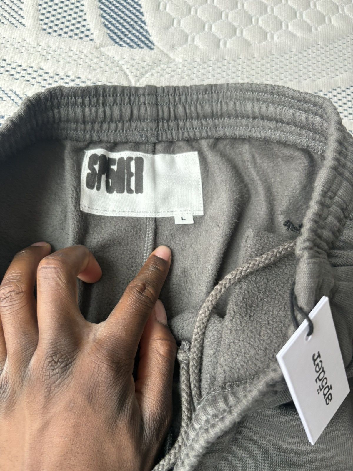 Sp5der SP5DER SLAT Punk Sweatpants “Slate” Size US 34 / EU 50 - 5 Thumbnail