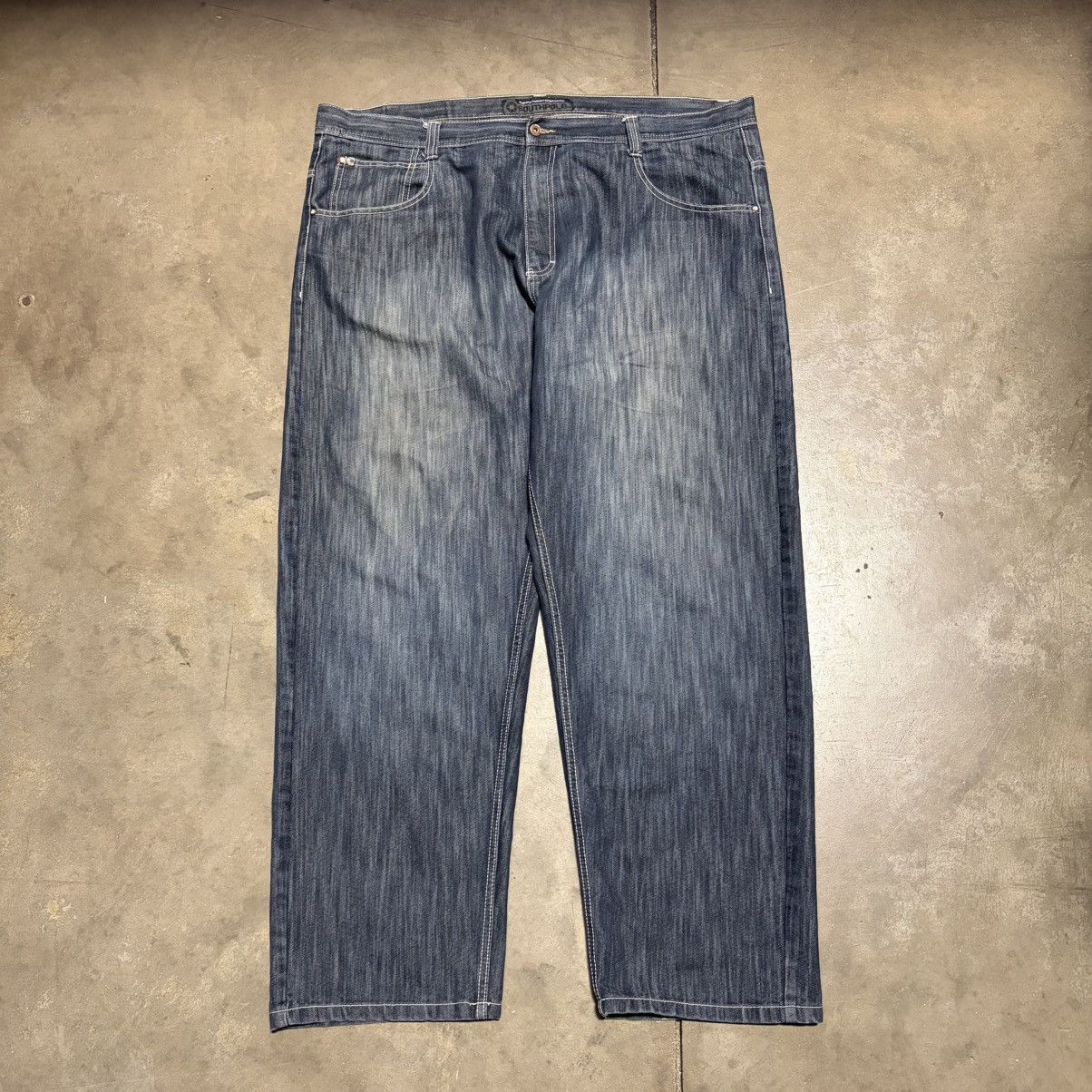 Southpole Vintage SouthPole Baggy Denim Jeans Wide Leg Skater Y2K 48 Size US 44 / EU 60 - 1 Thumbnail