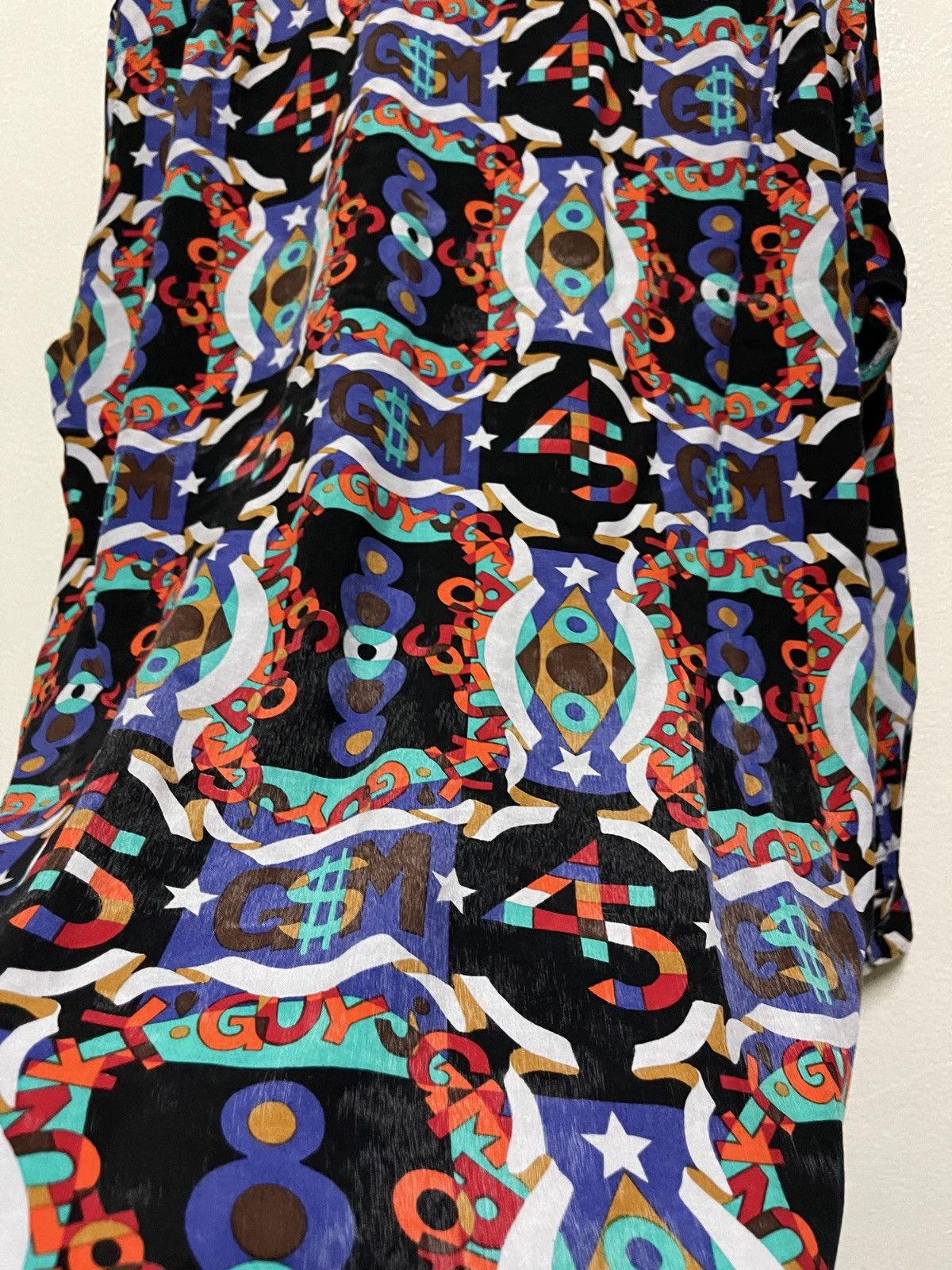 Japanese Brand × Vintage Grass Mens Jun Saito Full Print Shirt Size US L / EU 52-54 / 3 - 14 Thumbnail