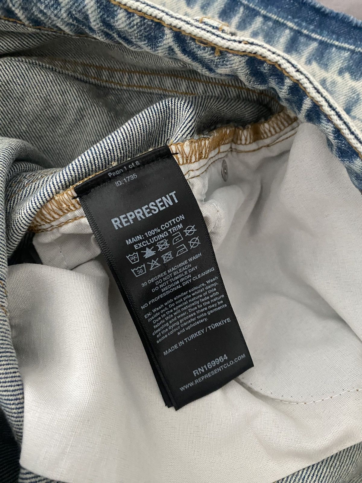 Represent Clo. Heaton Denim Size US 34 / EU 50 - 7 Thumbnail