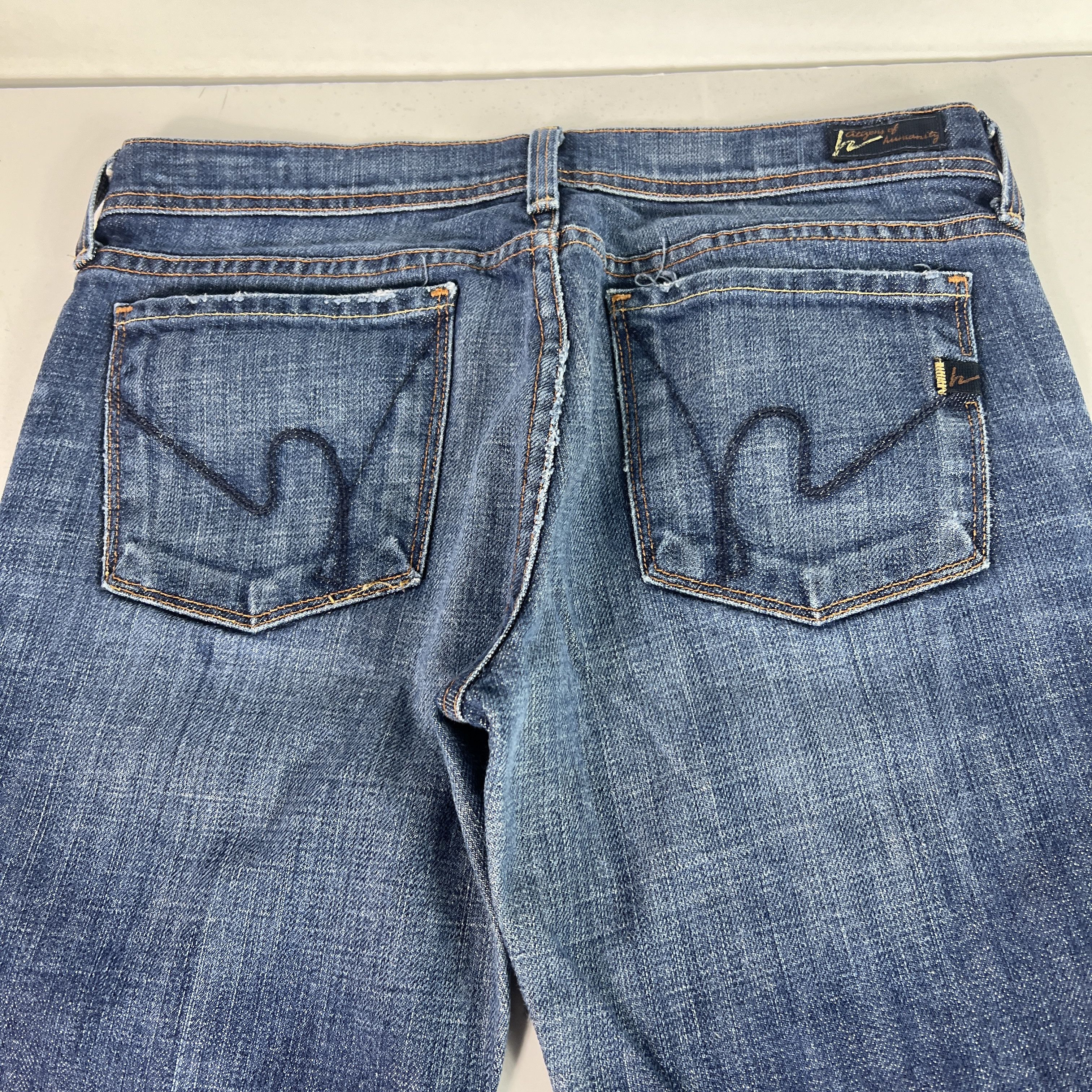 Citizens Of Humanity Citizens Of Humanity Jeans Ingrid Low Rise Flare Blue Denim Size 27" / US 4 / IT 40 - 12 Thumbnail