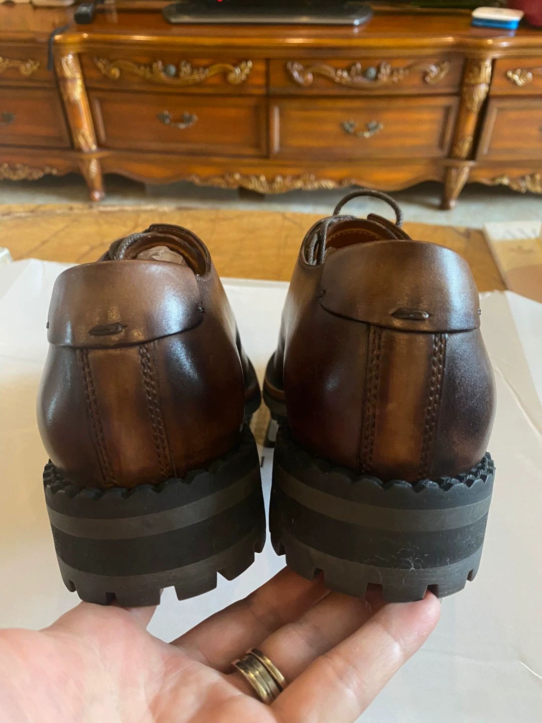 Berluti Berluti Altitude Derby Patina Elevated Deadstock UK7 New Size US 8 / EU 41 - 5 Thumbnail