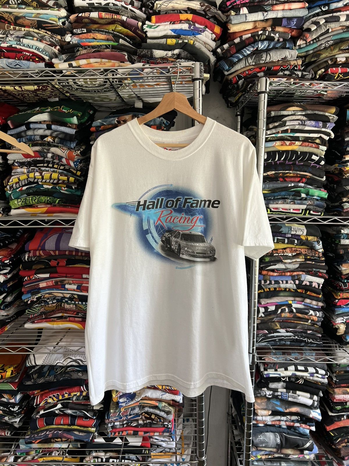 Chase Authentics 2005 Hall of Fame Racing Roger Staubach Troy Aikman Tee Size US XL / EU 56 / 4 - 2 Thumbnail