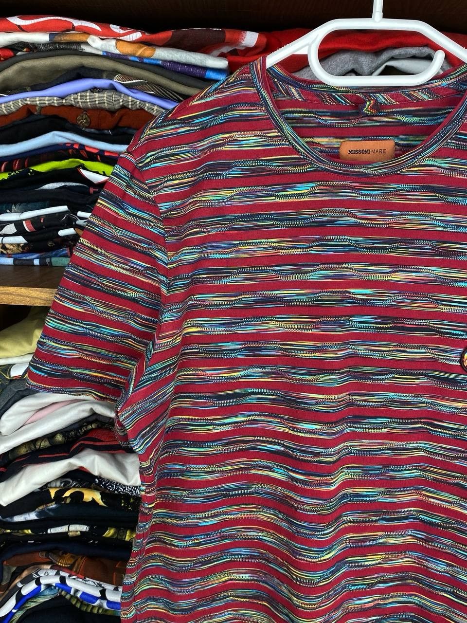 Missoni Missoni Mare Multicolor Knitted Short Sleeve Tee Size US S / EU 44-46 / 1 - 2 Thumbnail