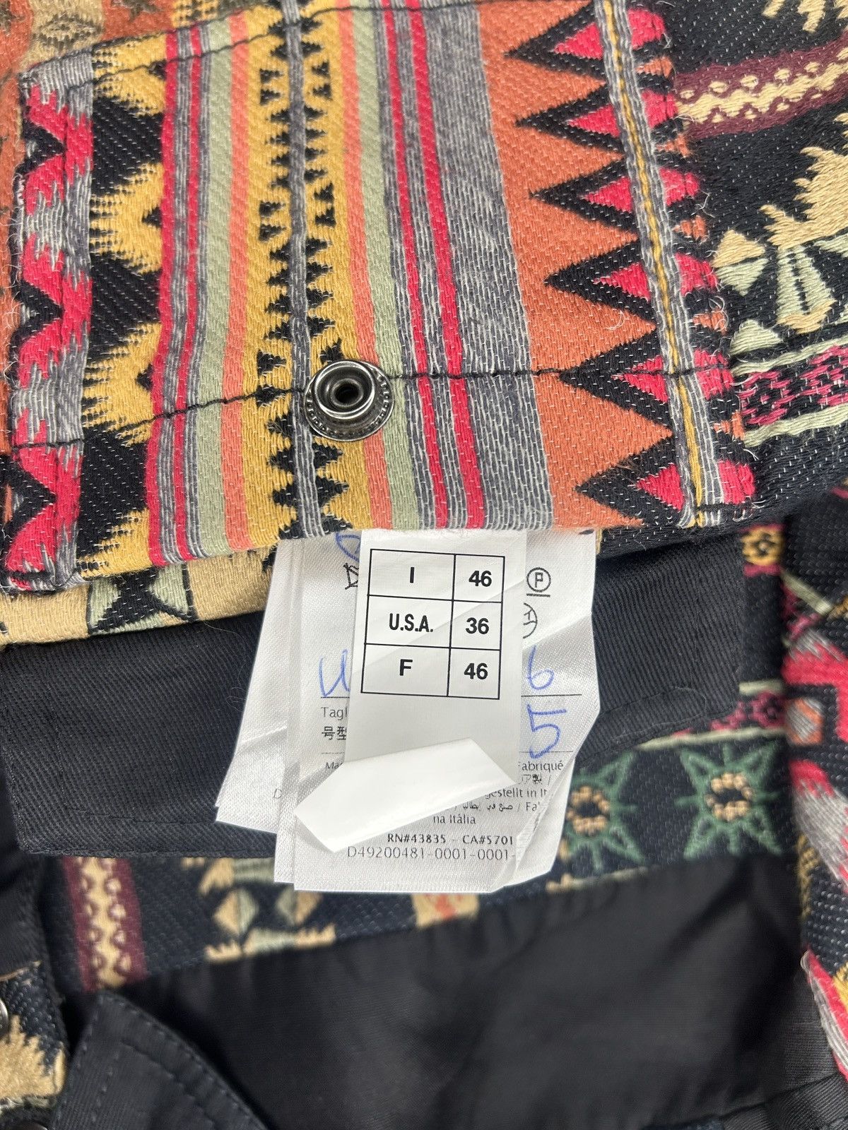 Valentino F/W 16 Sample Patchwork Overshirt Size US S / EU 44-46 / 1 - 16 Thumbnail