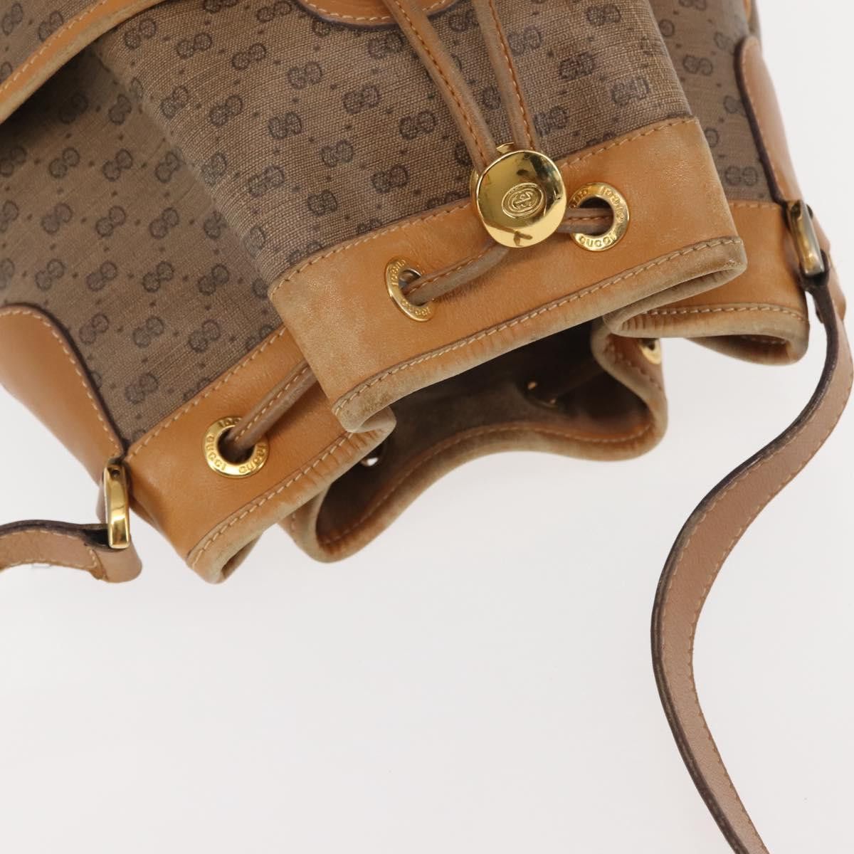 Gucci GUCCI Micro GG Supreme Shoulder Bag Pvc Beige Gold 001 165 Size ONE SIZE - 6 Thumbnail