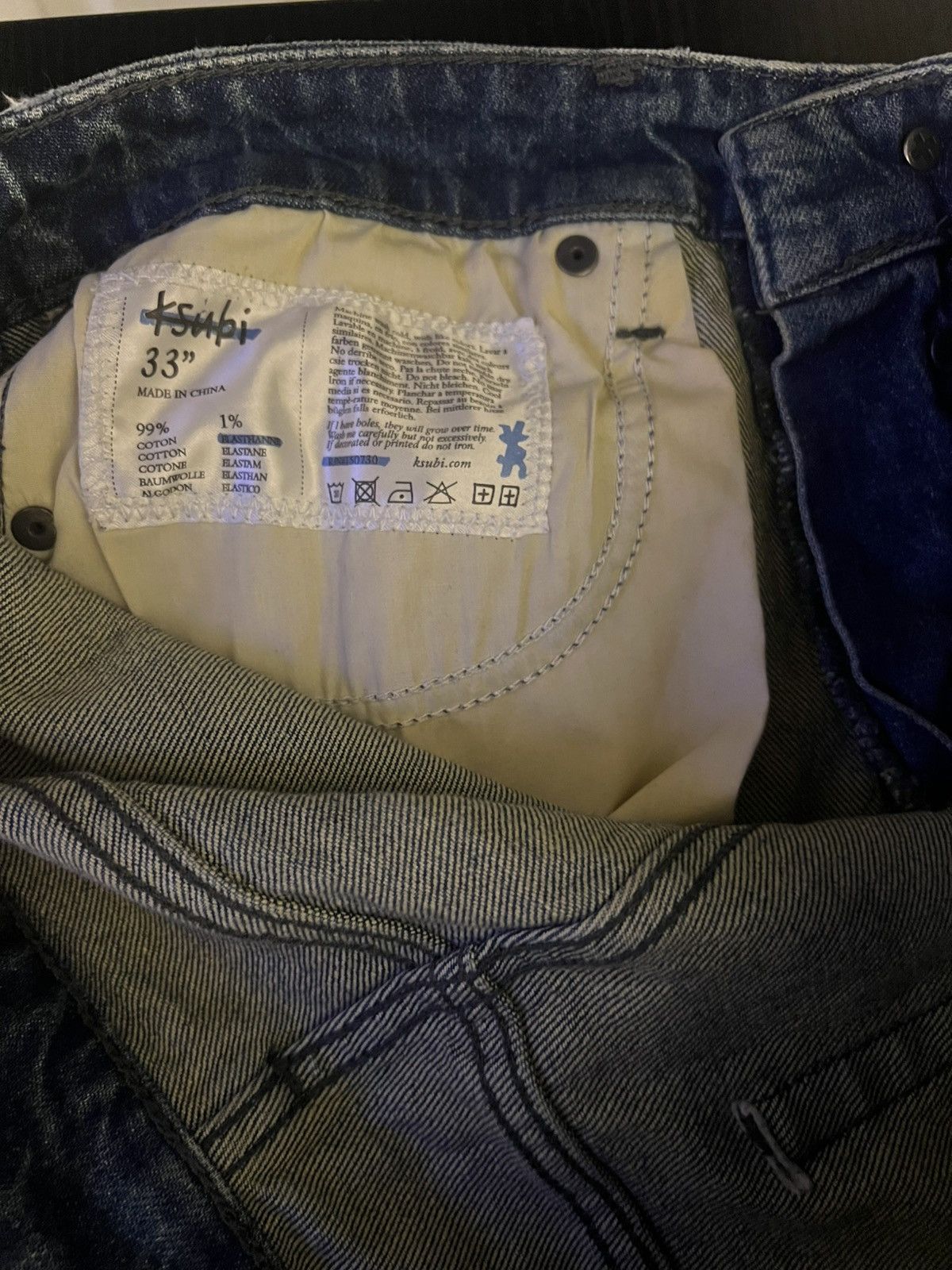 Ksubi Ksubi Van Winkle High Rage Jeans Size US 33 - 3 Thumbnail