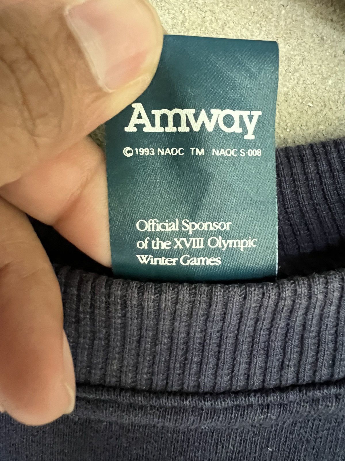 Sports Specialties Vintage Nagano Olympic Amway Sweatshirt Size US L / EU 52-54 / 3 - 5 Thumbnail