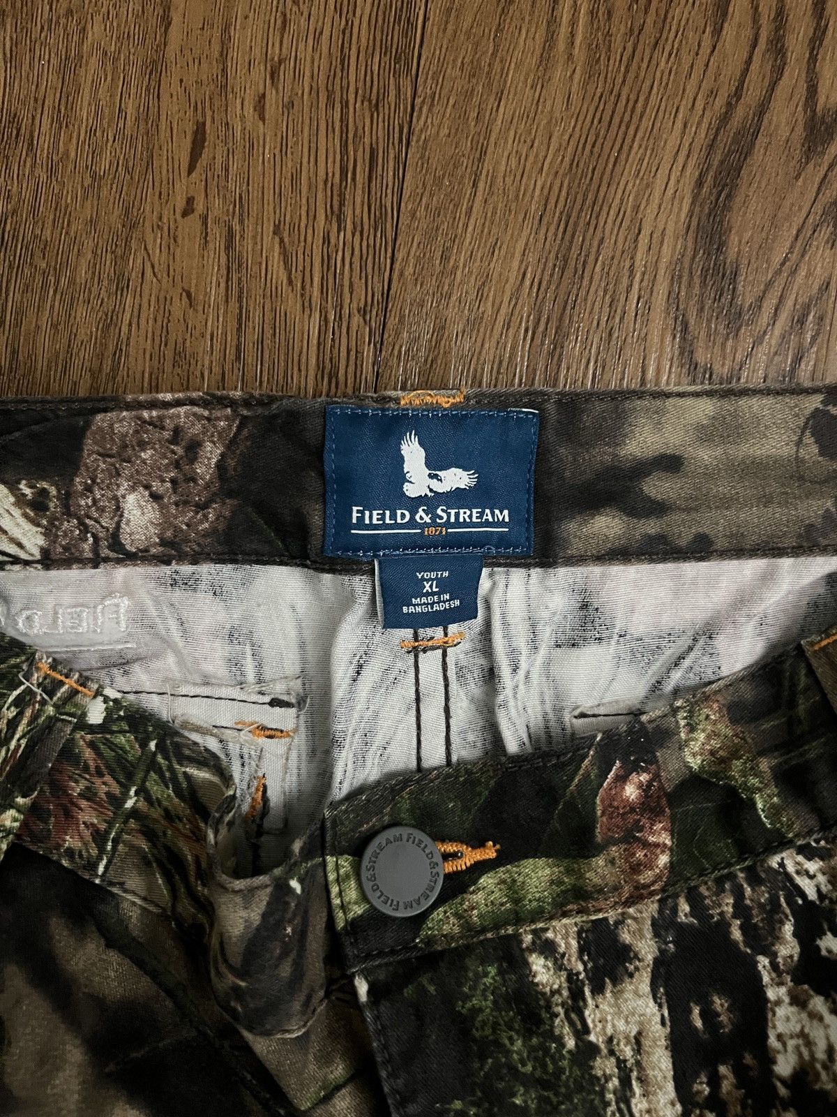 Field & Stream Field And Stream Real Tree Camo Spray Painted Pants Size US 30 / EU 46 - 2 Thumbnail