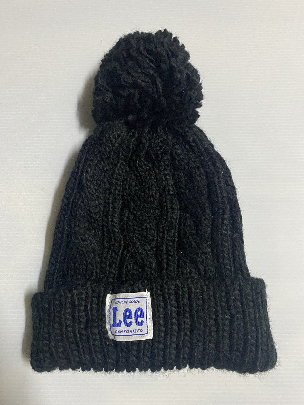 Lee Vintage Lee Knitted Beanie Hat Size ONE SIZE - 1 Thumbnail