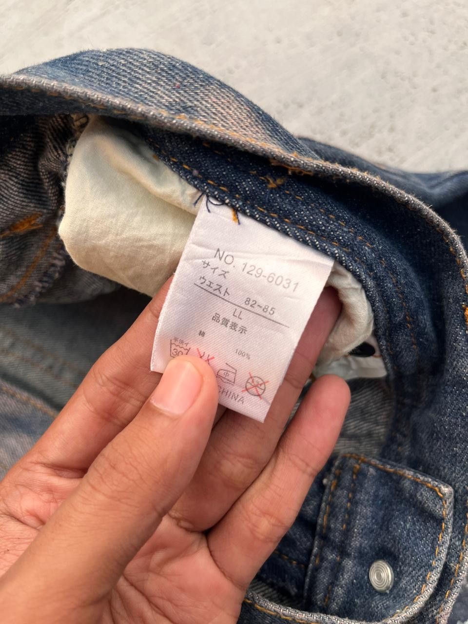 In The Attic In the Attic Poem Distressed Denim Pants Punk LGB Size US 31 - 5 Thumbnail