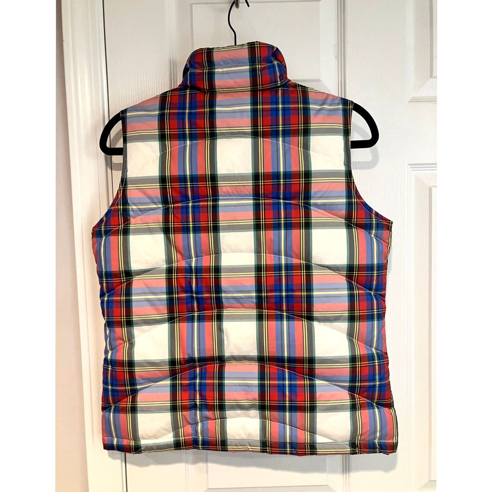 Lands' End Lands End Plaid Down Puffer Vest Size XS Winter Valentines Day Preppy Women's Size XS / US 0-2 / IT 36-38 - 2 Thumbnail