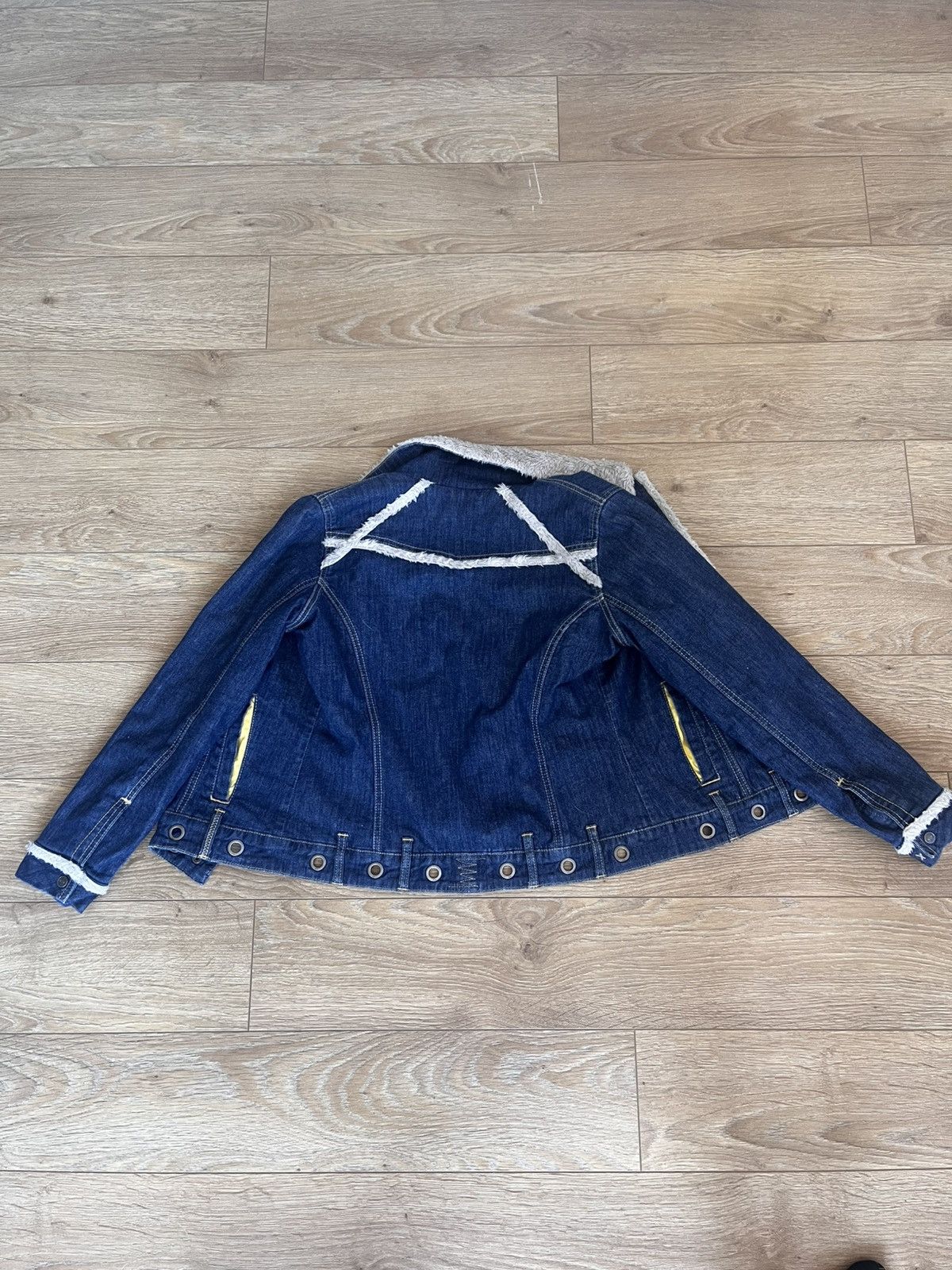 Vintage Oakley Sherpa-Lined Denim Jacket 00s 90s
