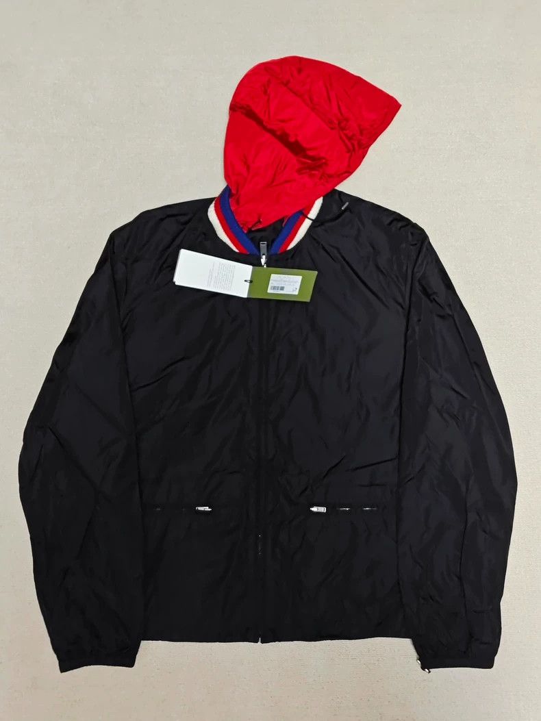 Gucci Gucci Logo print on the back made of old hooded zipper long Size US L / EU 52-54 / 3 - 2 Thumbnail