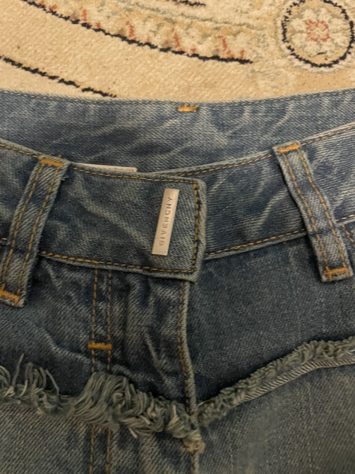 Givenchy Givenchy bi material waist denim Size US 26 / EU 42 - 4 Thumbnail