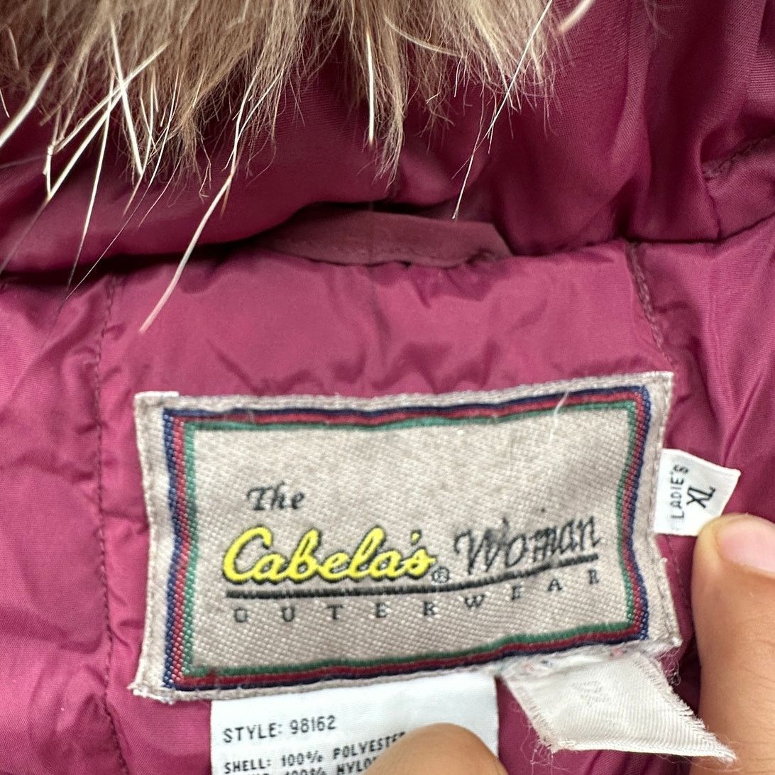 Cabelas Vintage Cabelas Goose Down Parka Jacket Womens XL Fur Size XL / US 12-14 / IT 48-50 - 2 Thumbnail