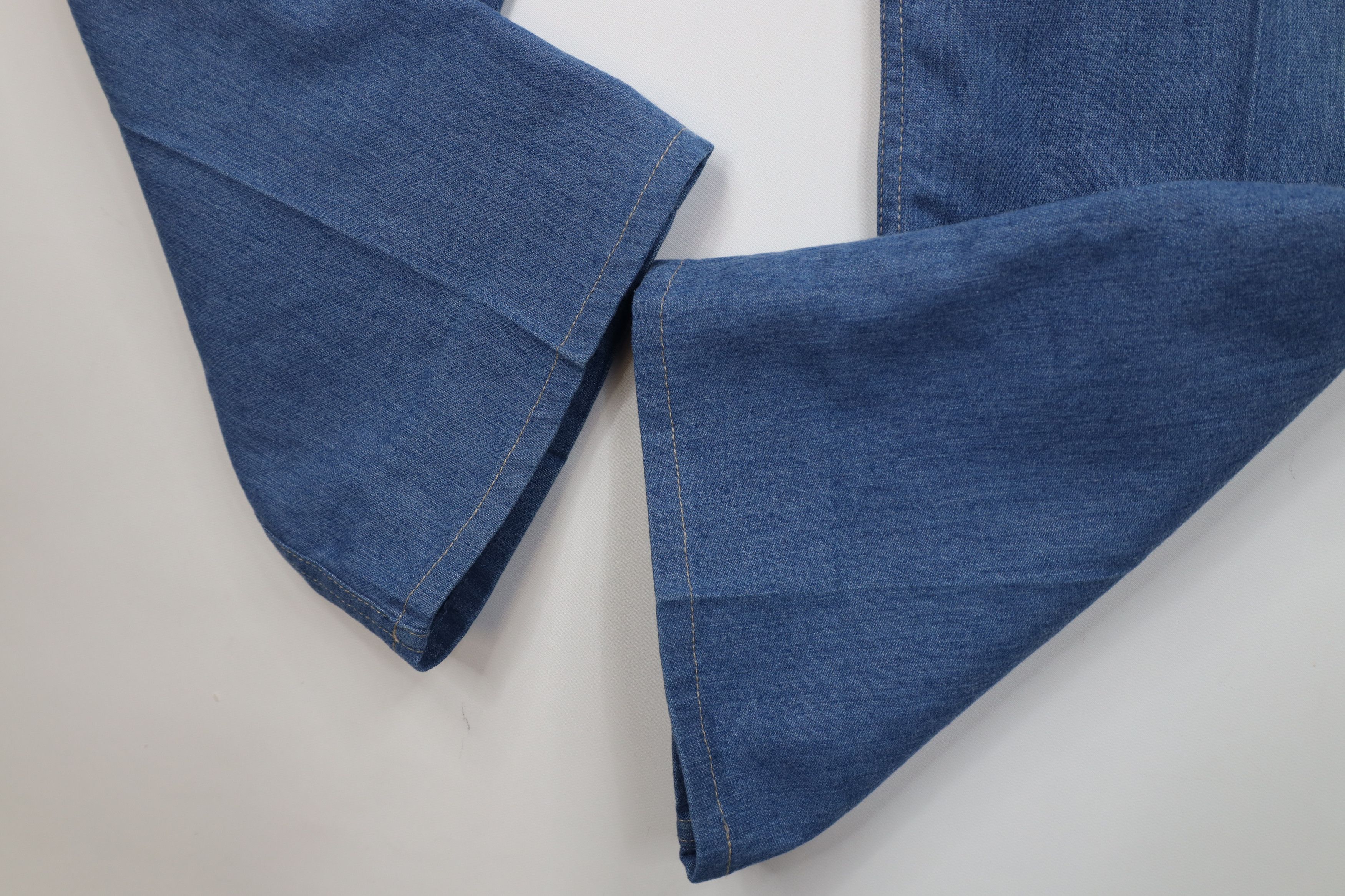 Vintage Vintage 90s Streetwear Flared Wide Leg Denim Jeans Blue Size US 42 / EU 58 - 6 Thumbnail