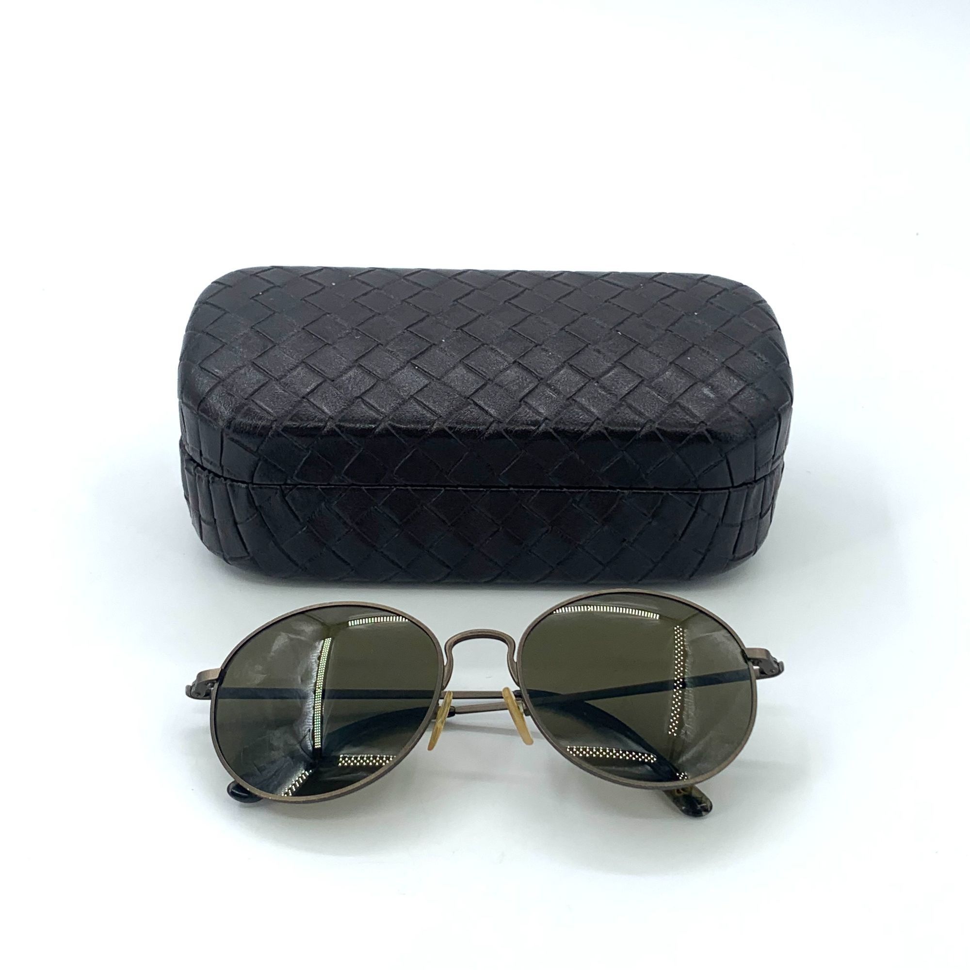 Bottega Veneta Bottega Veneta Oval Sunglasses With Green Lenses Size ONE SIZE - 5 Thumbnail