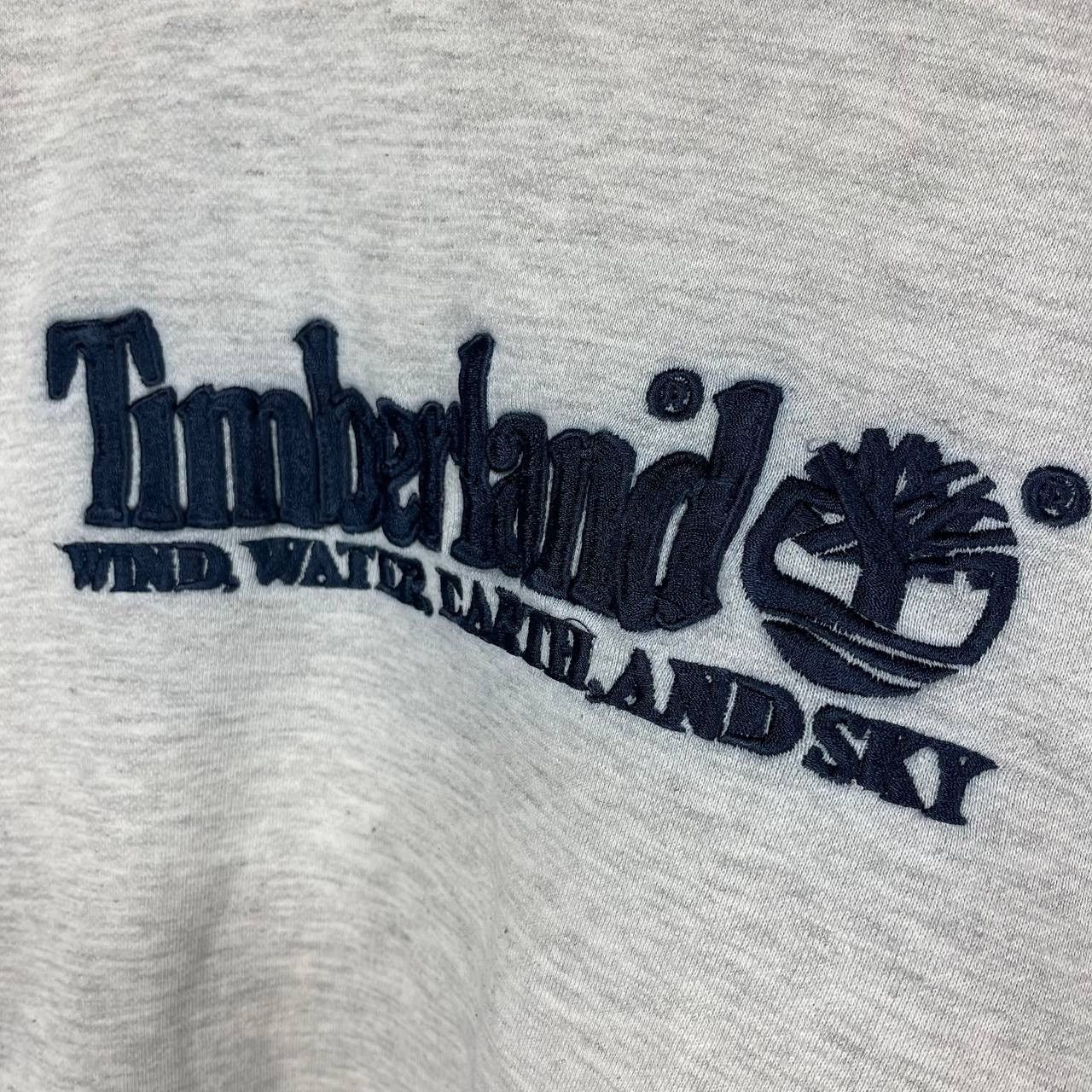 Timberland × Vintage Timberland Weathergear Heather Grey Graphic Sweatshirt Size US L / EU 52-54 / 3 - 2 Thumbnail