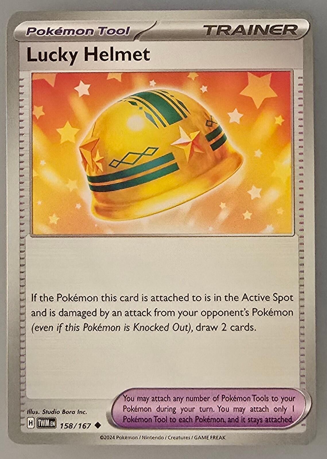 Pokemon Lucky Helmet (158/167) Scarlet & Violet: Twilight Masquerade Size ONE SIZE - 1 Thumbnail