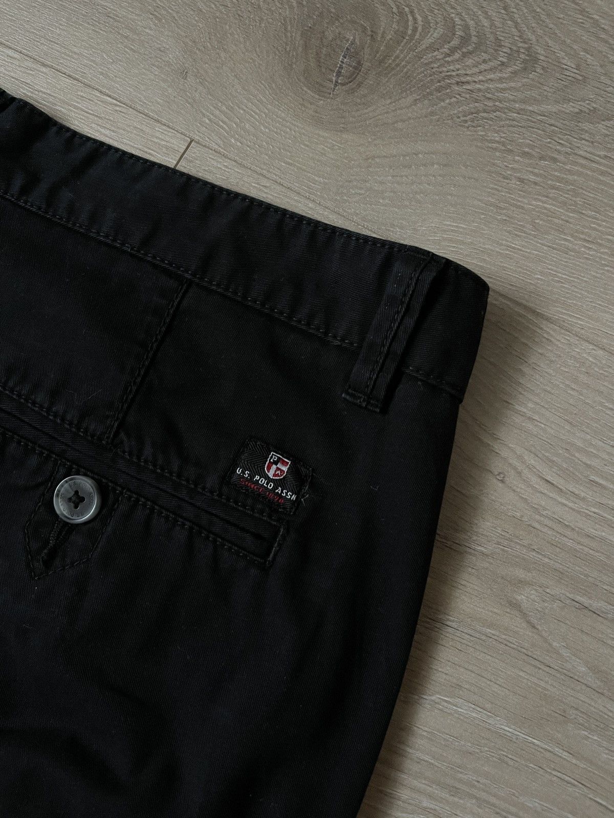 U.S. Polo Assn. Vintage us polo assn chino pants black trousers 32 Size US 32 / EU 48 - 10 Thumbnail