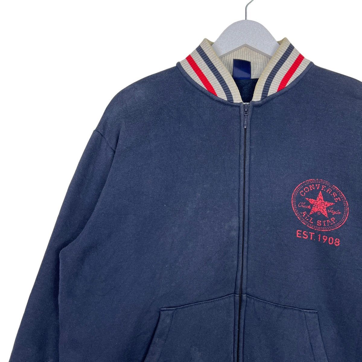 Japanese Brand 🔥 VINTAGE CONVERSE ALL STAR SWEATER Size US M / EU 48-50 / 2 - 8 Thumbnail