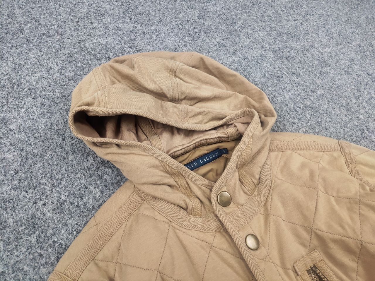 Ralph Lauren Rare Vintage 90's Ralph Lauren Quilted Beige Workwear Jacket Size US S / EU 44-46 / 1 - 8 Thumbnail