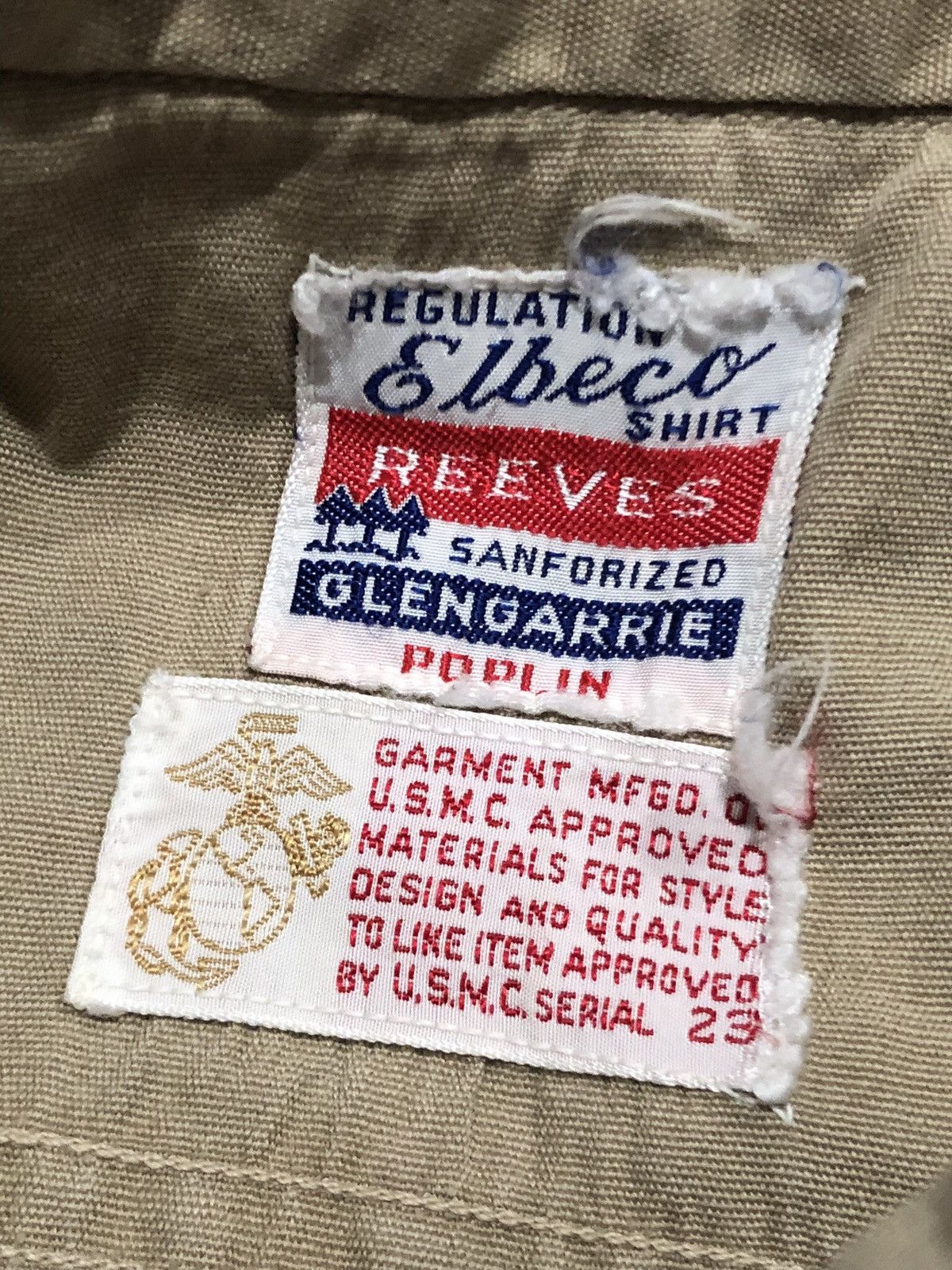 Vintage Vintage 60s USMC Uniform Shirt Size US L / EU 52-54 / 3 - 8 Thumbnail