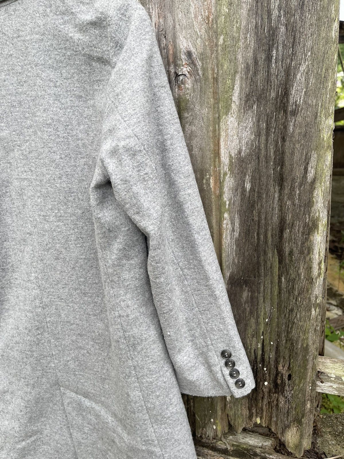 Global Work Global Work Grey Wool Blend Overcoat Classic Fit – Size M Size M / US 6-8 / IT 42-44 - 14 Thumbnail