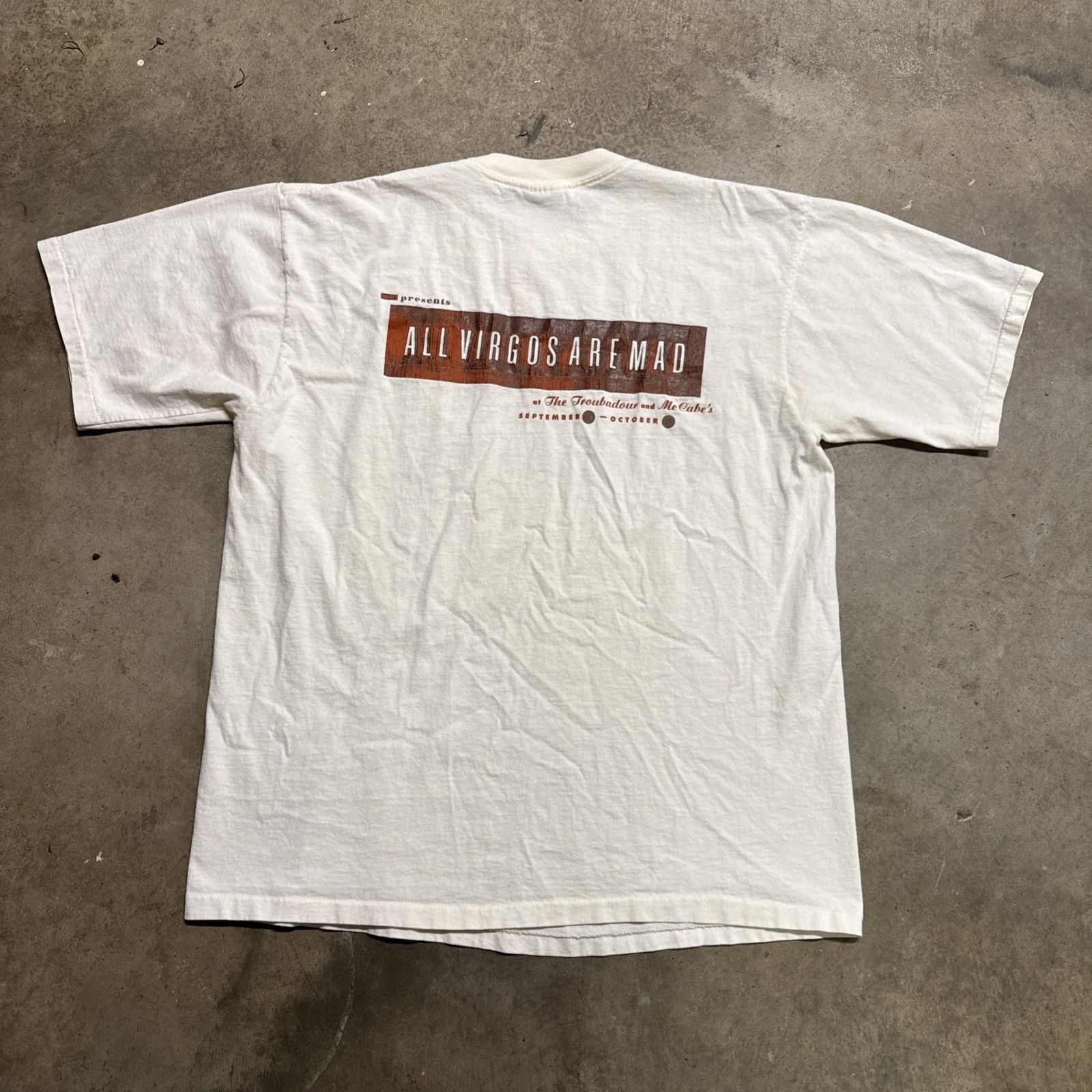 Band Tees Vintage All Virgos Are Mad Shirt XL Alt Rock 90s Breeders Size US XL / EU 56 / 4 - 6 Thumbnail