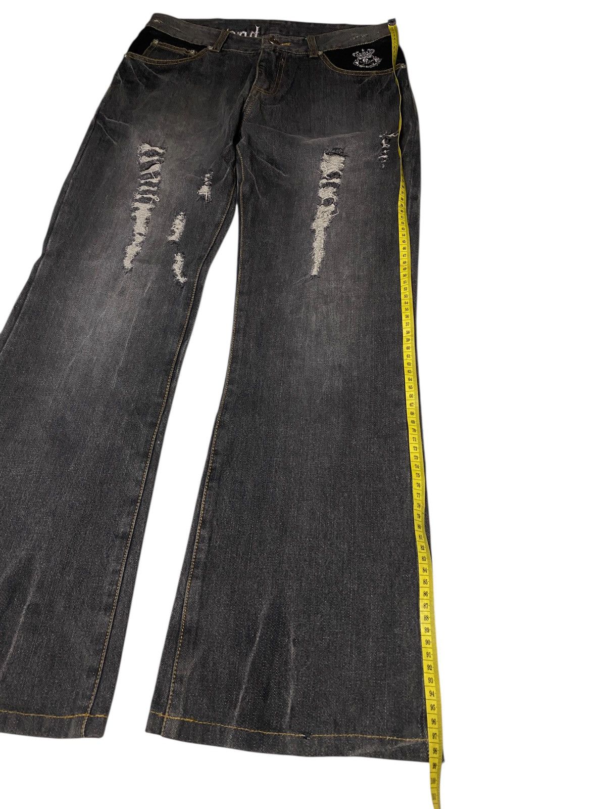If Six Was Nine Bernings Sho Clawmark Tribal Flared Jeans Size US 28 / EU 44 - 14 Thumbnail