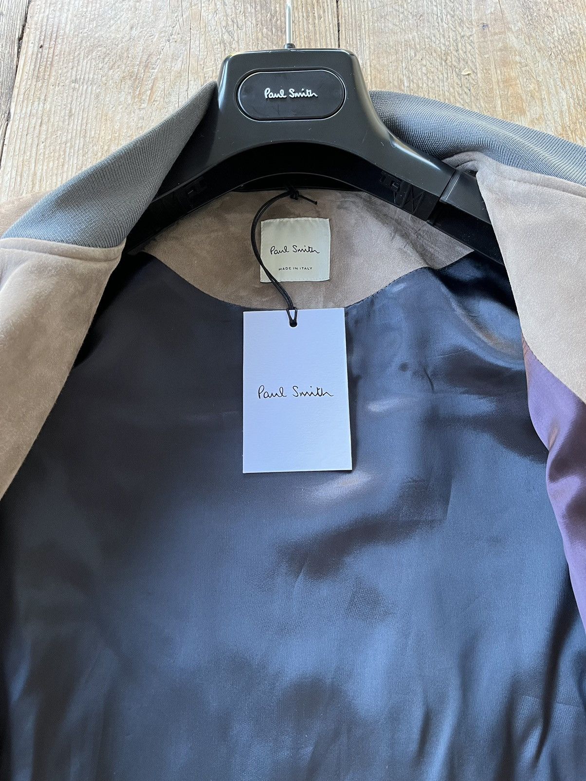 Paul Smith Paul Smith Taupe Beige Suede Bomber Jacket BNWT Small Size US S / EU 44-46 / 1 - 4 Thumbnail