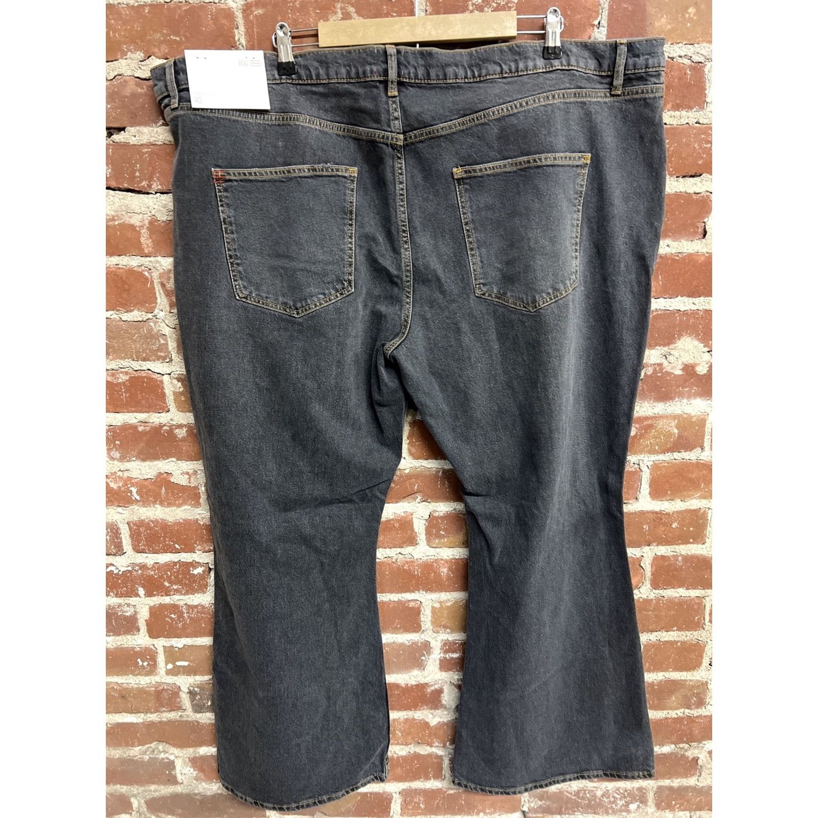 Urban Outfitters BDG Urban Outfitters Jeans Black Low Rise Flare Cropped 40 NWT Womens Jeans Size 27" / US 4 / IT 40 - 3 Thumbnail
