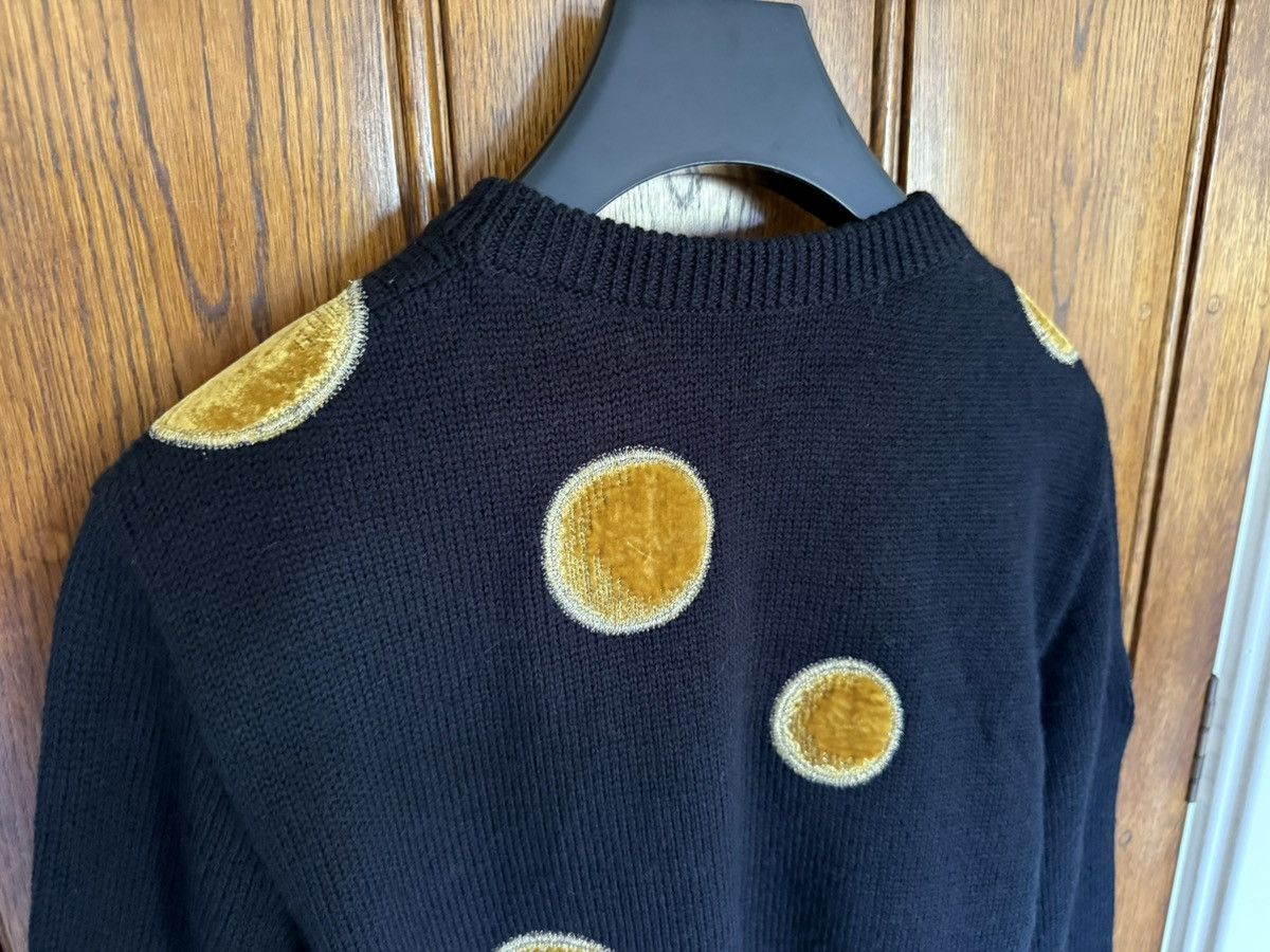 Celine × Hedi Slimane $1.6k Celine crew neck sweater with velvet circles M Hedi Size US M / EU 48-50 / 2 - 16 Thumbnail