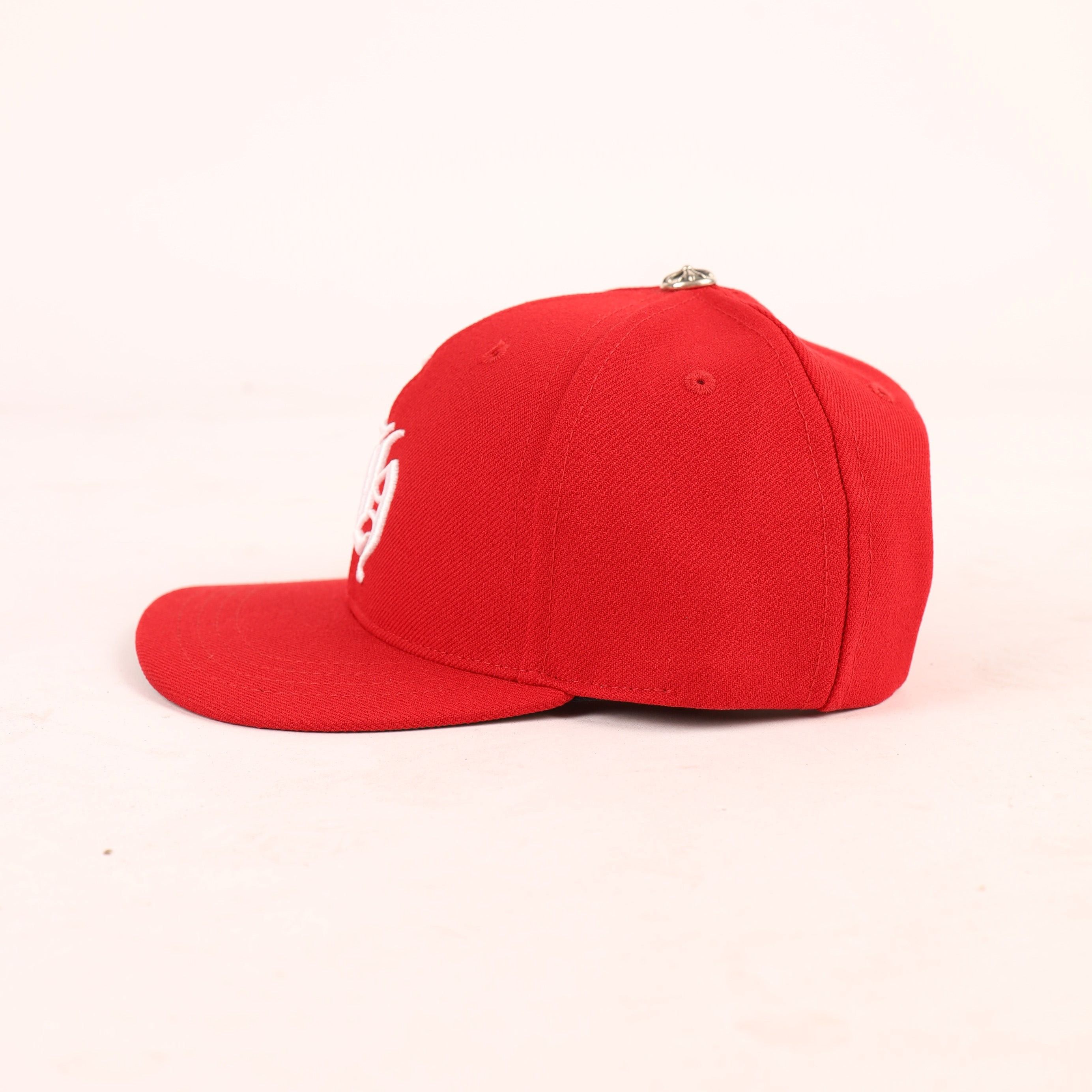Chrome Hearts CH RED 6 PANEL HAT Size ONE SIZE - 10 Thumbnail
