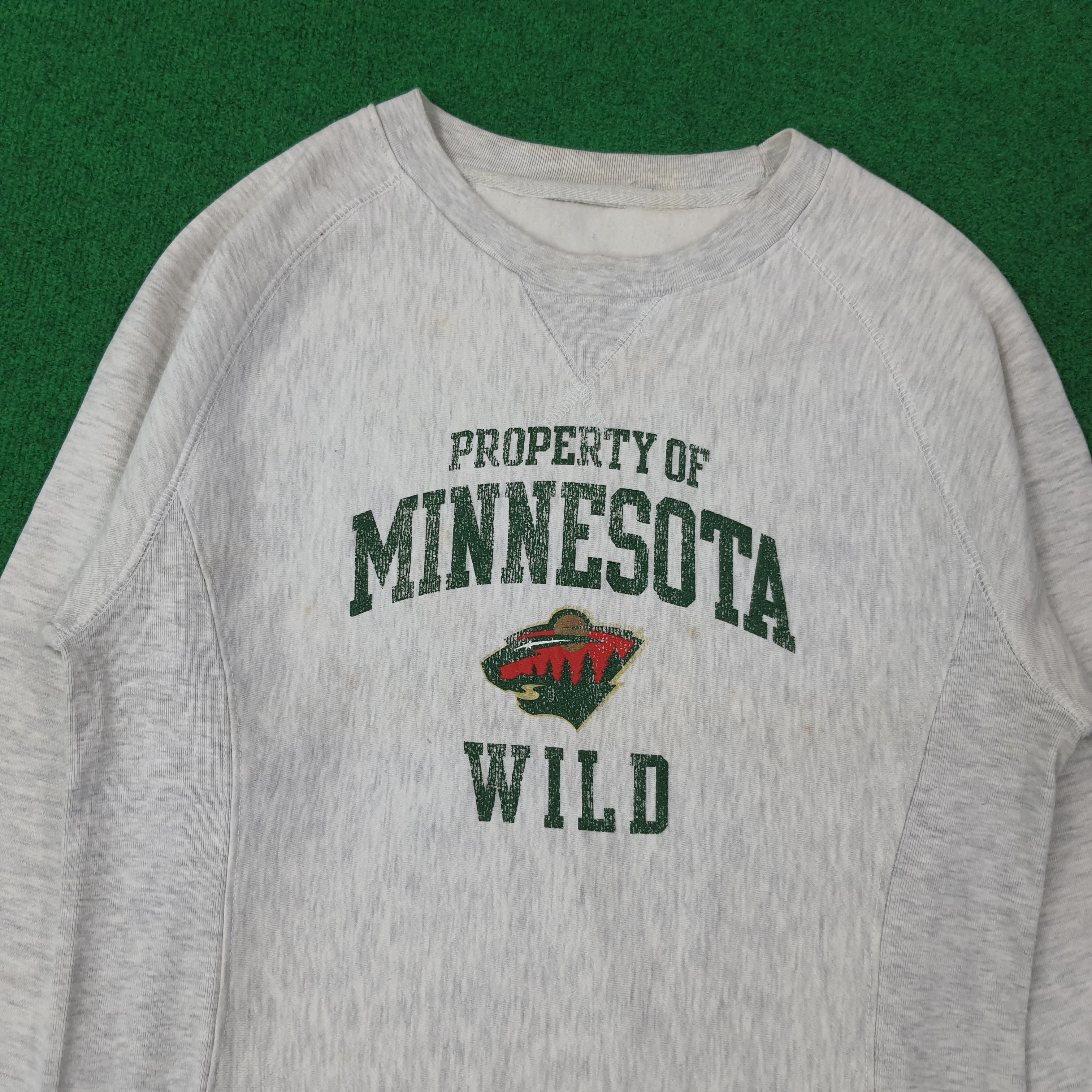 NHL Vintage Minnesota Wild Crewneck Sweatshirt C268N23 Size US S / EU 44-46 / 1 - 2 Thumbnail