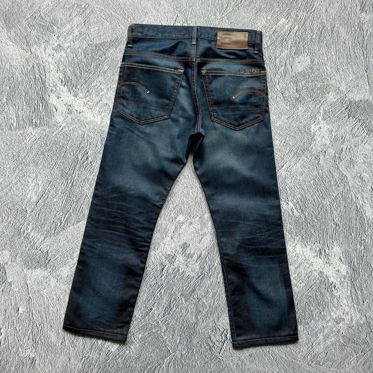 G-Star Men’s Jeans G-Star Raw 3301 Straight Dark Blue Size: 31/30 Size US 31 - 8 Thumbnail