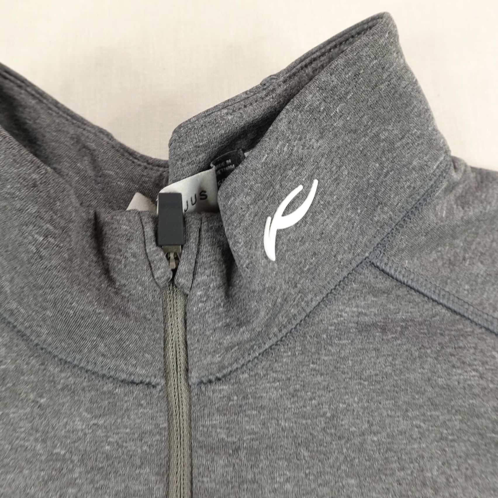 KJUS KJUS Mens Medium Gray 1/2 Zip Pullover Knit Lightweight Performance Sweater Golf Mock Neck Activewear Casual Workwear Shoes? Size US M / EU 48-50 / 2 - 4 Thumbnail
