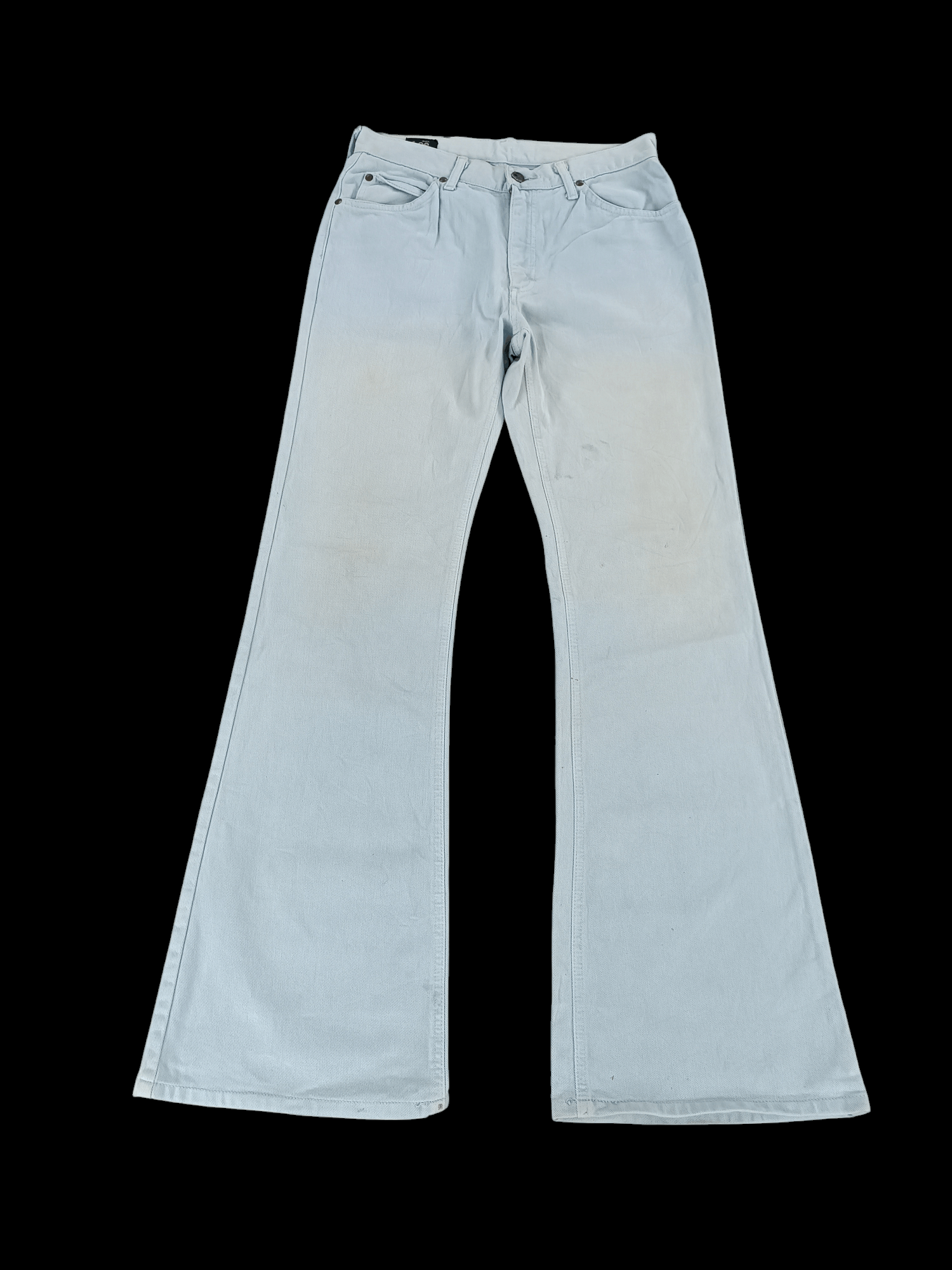 Japanese Brand SUPER FLARED Vintage Lee Riders Denim E177 Size US 29 - 3 Thumbnail