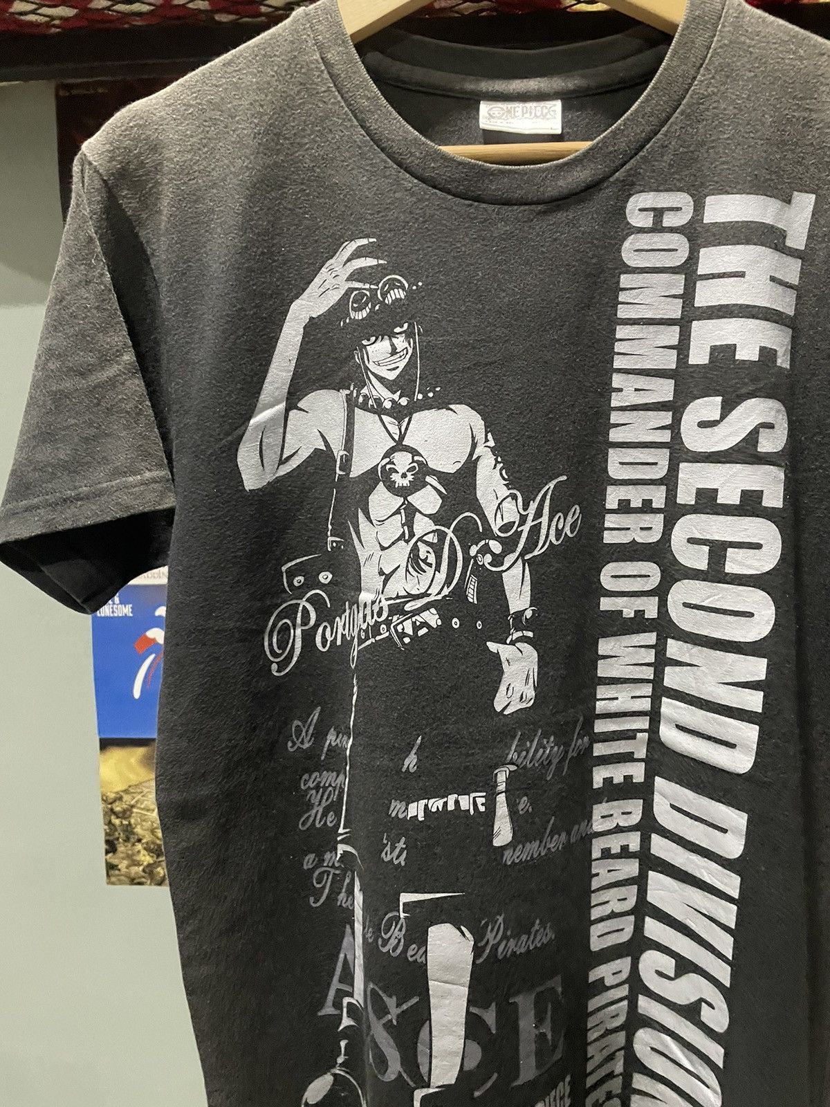 Anime × Japanese Brand × One Piece Y2K One Piece Ace Tee Size US L / EU 52-54 / 3 - 4 Thumbnail