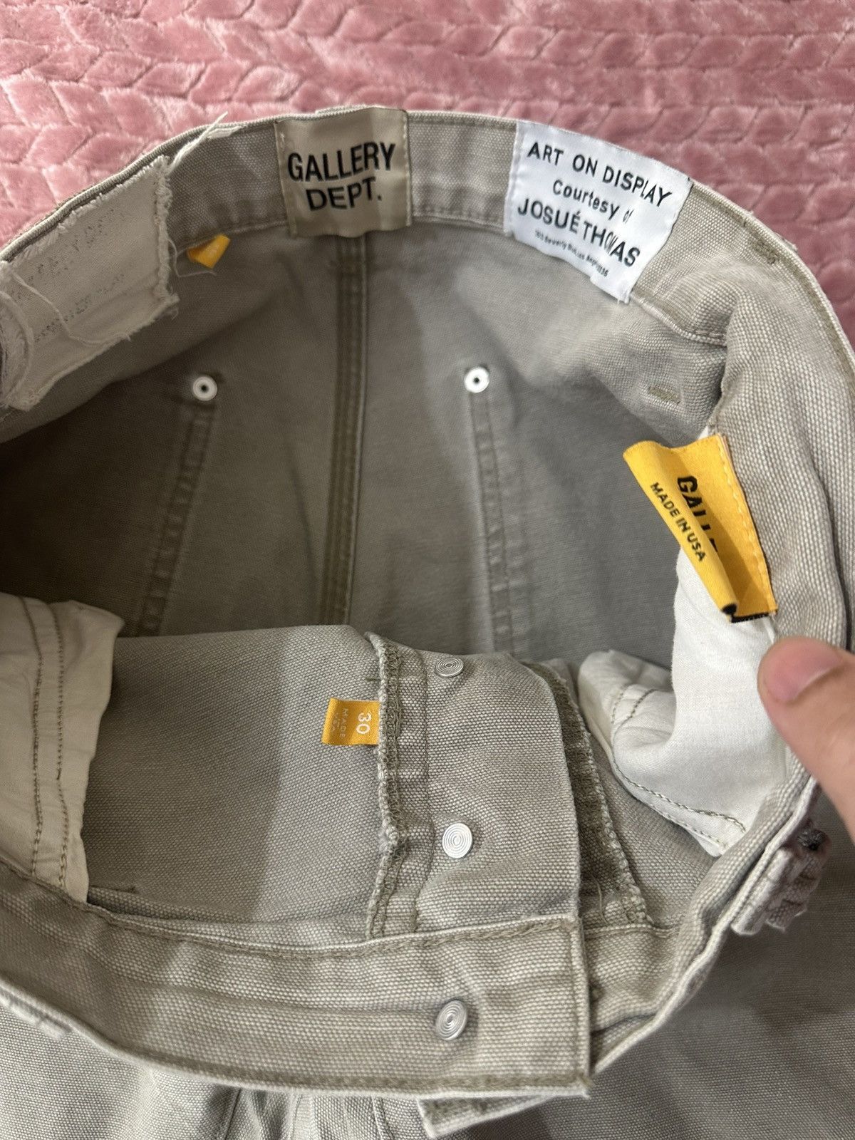 Gallery Dept. Gallery dept la flare carpenter pants cement grey Size US 31 - 17 Thumbnail